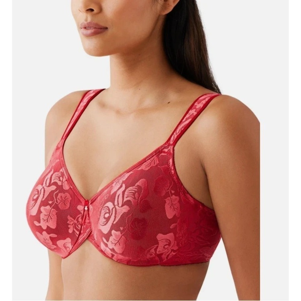 Wacoal Women's Awareness Full Figure Seamless Underwire Bra Equestrian Red 40 D - Picture 3 of 4